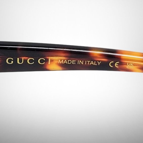 GUCCI STUNNING GG LOGO BUTTERFLY SUNGLASSES - Picture 5 of 10